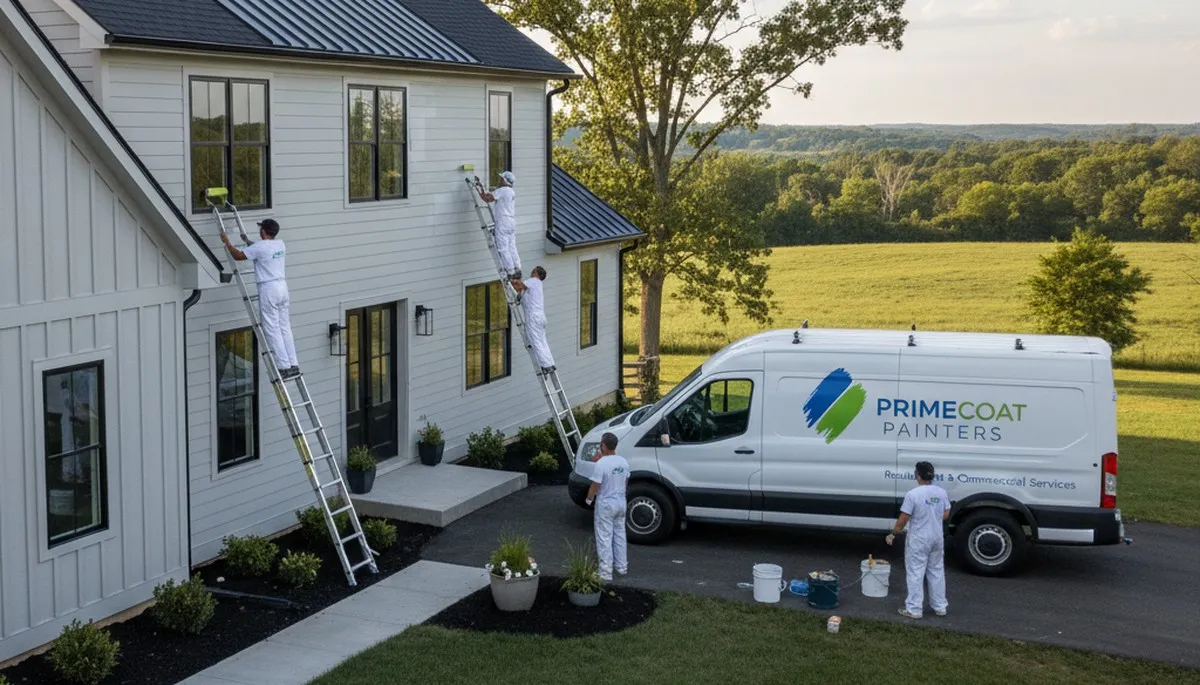 Professional house painters in Lancaster PA providing exterior and interior home painting services